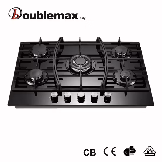 Glass Panel Gas Stove Four Burners