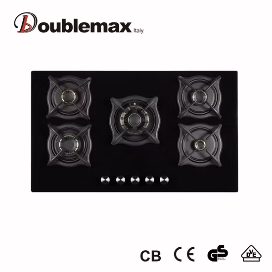 Glass Panel Gas Stove Four Burners