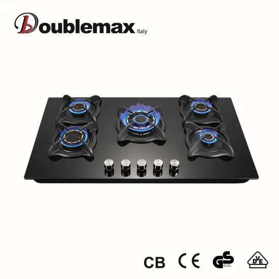 Glass Panel Gas Stove Four Burners