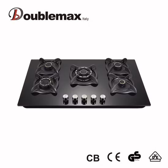 Glass Panel Gas Stove Four Burners