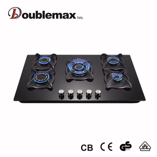 Glass Panel Gas Stove Four Burners